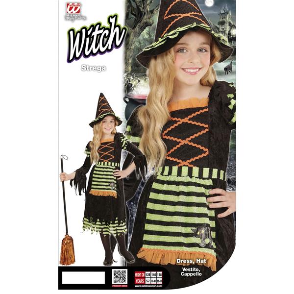 Grote foto halloween jurk zwart groen meisje heks verzamelen overige verzamelingen