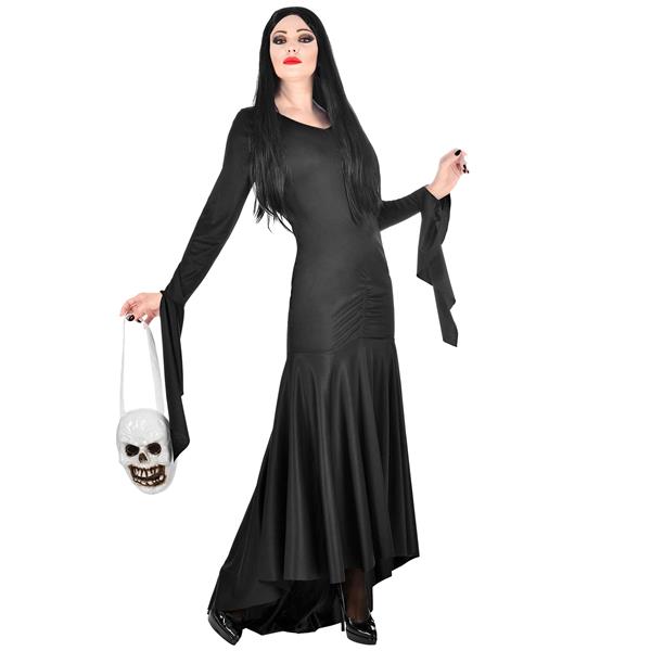 Grote foto halloween jurk zwart dames mortisia verzamelen overige verzamelingen