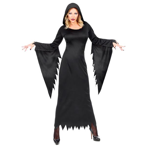 Grote foto halloween jurk zwart dames gotisische koningin verzamelen overige verzamelingen