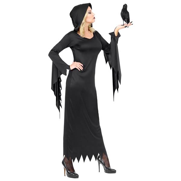 Grote foto halloween jurk zwart dames gotisische koningin verzamelen overige verzamelingen