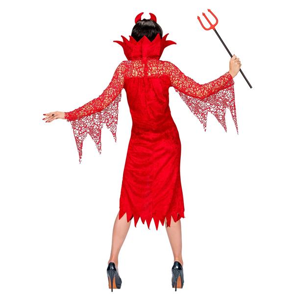 Grote foto halloween jurk rood dames duivel 2 delig verzamelen overige verzamelingen