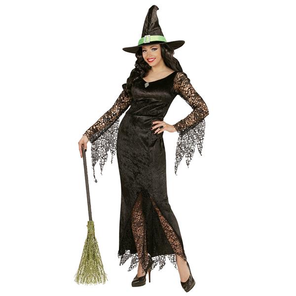Grote foto halloween jurk zwart dames heks kant verzamelen overige verzamelingen