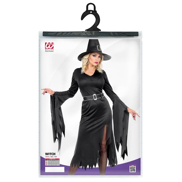 Grote foto halloween jurk zwart dames heks 3 delig verzamelen overige verzamelingen
