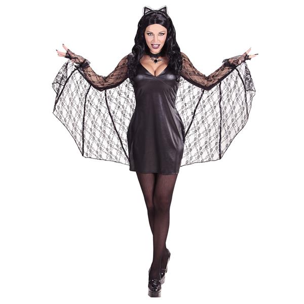 Grote foto halloween jurk zwart dames vleermuis verzamelen overige verzamelingen