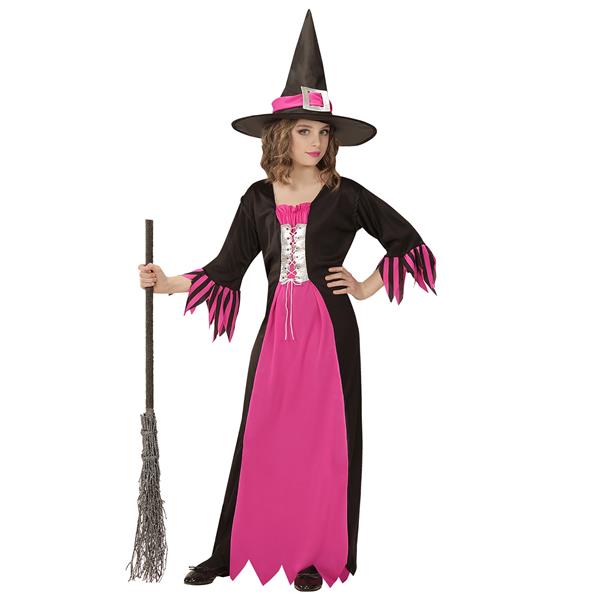 Grote foto halloween jurk zwart roze meisje heks verzamelen overige verzamelingen