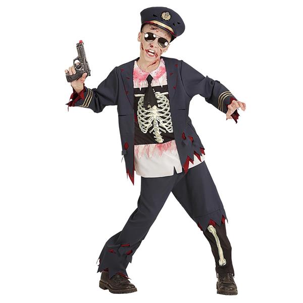 Grote foto halloween kostuum jongen politie zombie verzamelen overige verzamelingen