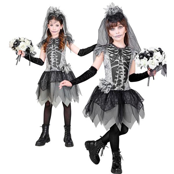 Grote foto halloween jurk meisje skelet bruidje verzamelen overige verzamelingen