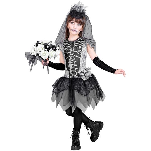 Grote foto halloween jurk meisje skelet bruidje verzamelen overige verzamelingen
