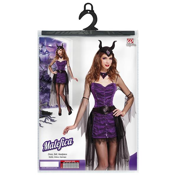 Grote foto halloween jurk zwart paars dames malefizia verzamelen overige verzamelingen