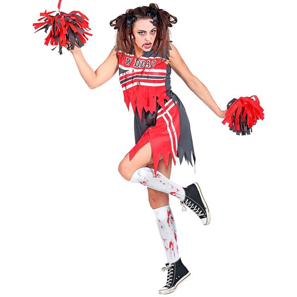 Grote foto halloween jurk dames zombie cheerleader verzamelen overige verzamelingen
