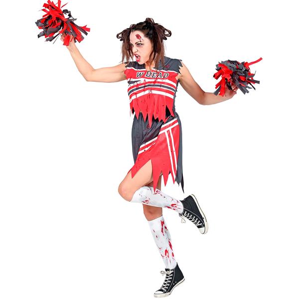 Grote foto halloween jurk dames zombie cheerleader verzamelen overige verzamelingen