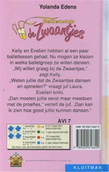 Grote foto balletclub de zwaantjes klavertje vier serie boeken jeugd 13 jaar en ouder