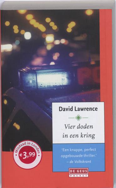 Grote foto vier doden in een kring boeken detectives