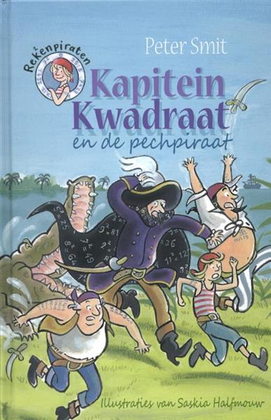 Grote foto kapitein kwadraat en de pechpiraat rekenpiraten 2 boeken jeugd 13 jaar en ouder