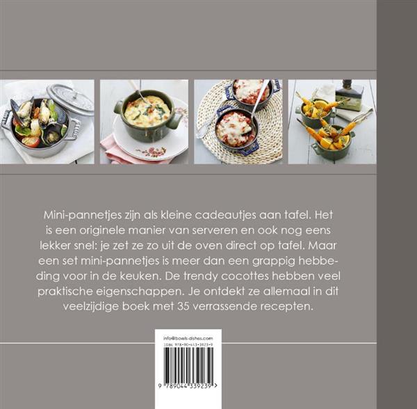 Grote foto mini pannetjes boeken kookboeken