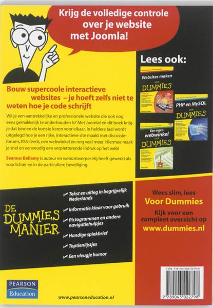 Grote foto joomla voor dummies voor dummies boeken informatica computer