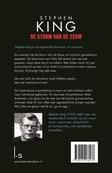 Grote foto de storm van de eeuw boeken thrillers