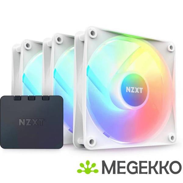 Grote foto nzxt f120 core 120mm rgb fan triple white computers en software overige computers en software