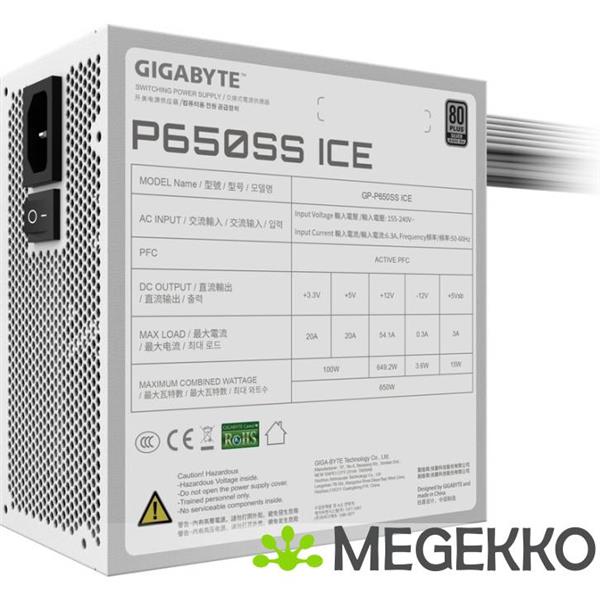 Grote foto gigabyte psu p650ss ice computers en software overige