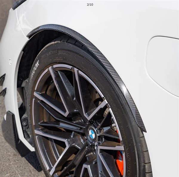 Grote foto dit betreft een set bmw g90 g99 m5 carbon sq wiel kast randen verbreders auto onderdelen tuning en styling