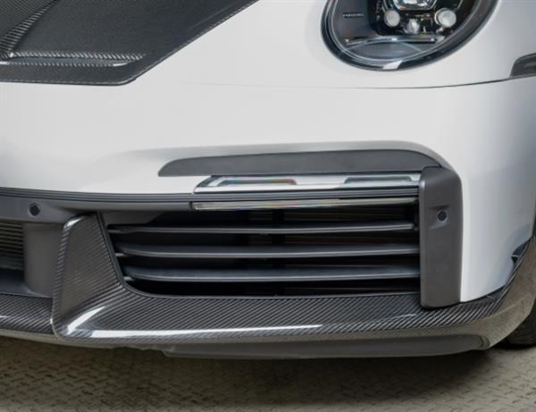 Grote foto dit betreft een porsche 911 992 turbo s carbon voorlip splitter sport design bumper auto onderdelen tuning en styling