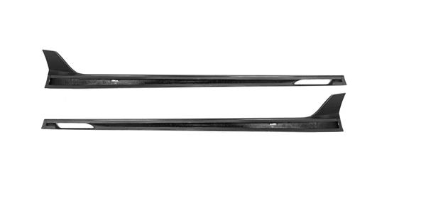 Grote foto dit betreft een set bmw g90 g99 m5 carbon sq side skirt extensions auto onderdelen tuning en styling