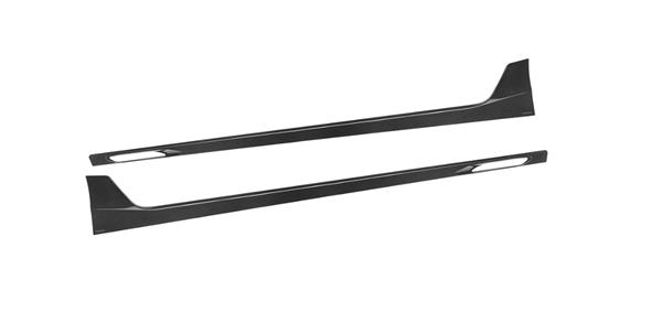 Grote foto dit betreft een set bmw g90 g99 m5 carbon sq side skirt extensions auto onderdelen tuning en styling