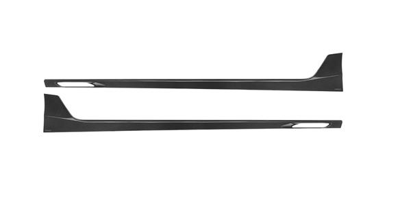 Grote foto dit betreft een set bmw g90 g99 m5 carbon sq side skirt extensions auto onderdelen tuning en styling