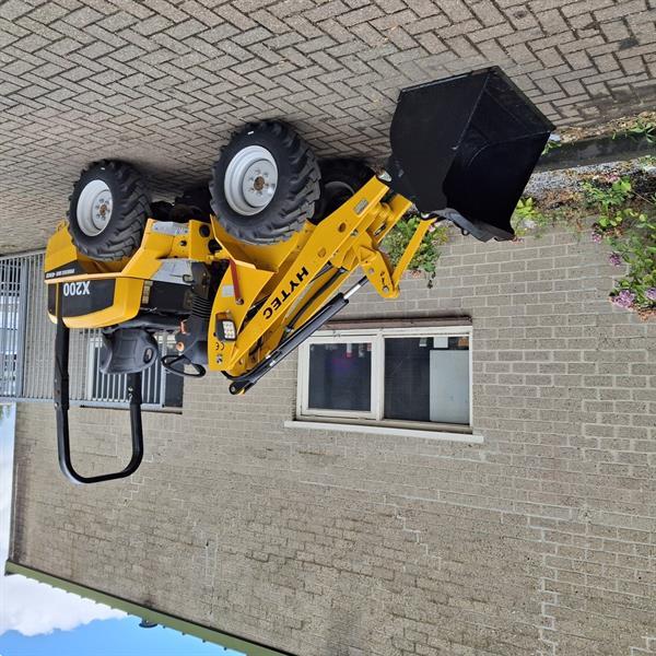 Grote foto hytec x200 minishovel bj 2022 kniklader wiellader agrarisch shovels