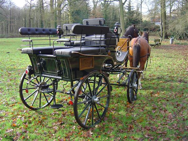 Grote foto koets wagonette eleant nr. 14993 hobby en vrije tijd overige
