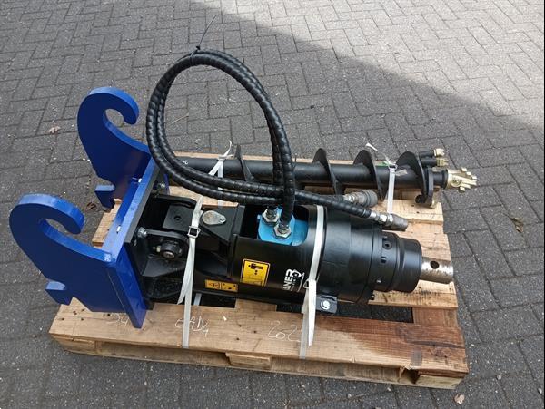 Grote foto h ner cw10 hydraulische grondboor. doe het zelf en verbouw aanbouwdelen