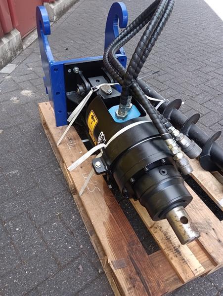 Grote foto h ner cw10 hydraulische grondboor. doe het zelf en verbouw aanbouwdelen
