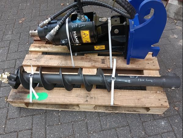 Grote foto h ner cw10 hydraulische grondboor. doe het zelf en verbouw aanbouwdelen