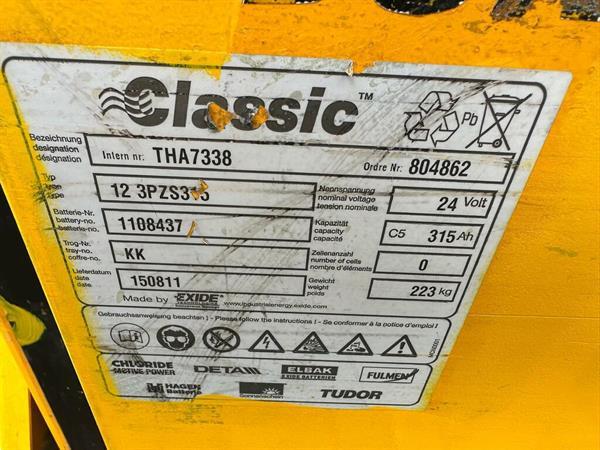 Grote foto vs 22275 elektrische stapelaar jungheinirch 3700mm doe het zelf en verbouw hefwerktuigen