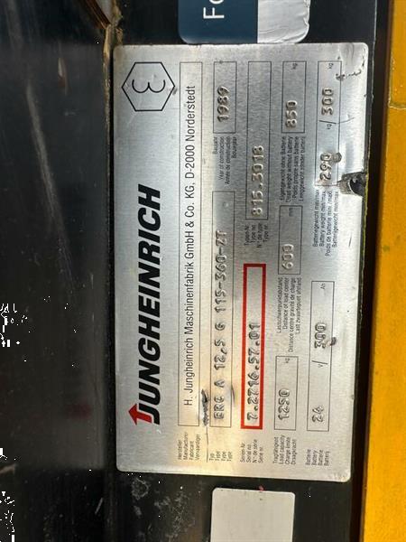 Grote foto vs 22275 elektrische stapelaar jungheinirch 3700mm doe het zelf en verbouw hefwerktuigen
