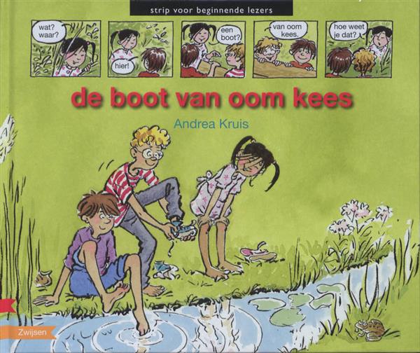 Grote foto de boot van oom kees strip voor beginnende lezers boeken jeugd 13 jaar en ouder