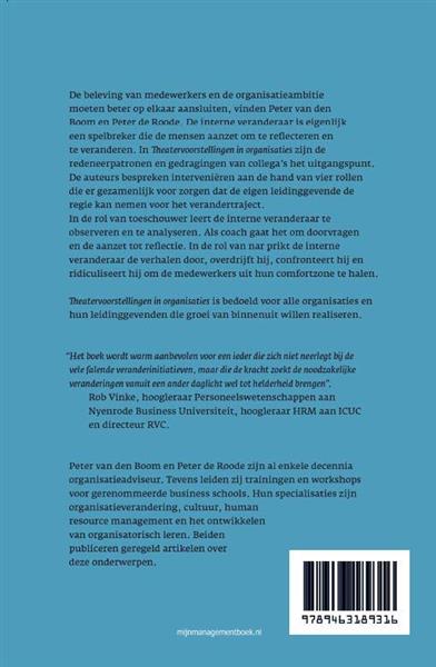Grote foto theatervoorstellingen in organisaties boeken overige boeken