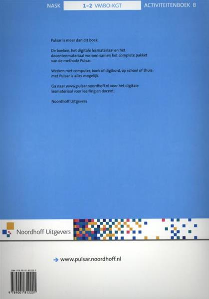 Grote foto pulsar nask vmbo kgt deel 1 2 activiteitenboek b boeken wetenschap
