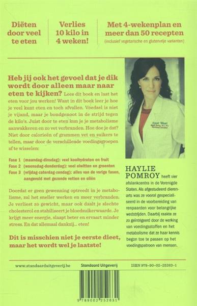 Grote foto het metabolismedieet boeken kookboeken