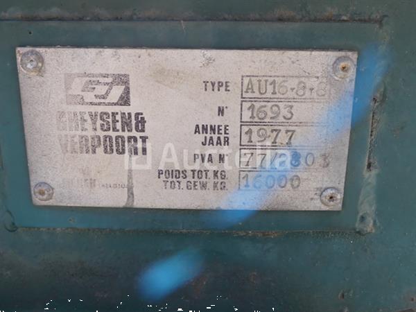Grote foto gheysen verpoort au16 8 8 dieplader agrarisch aanhangwagens