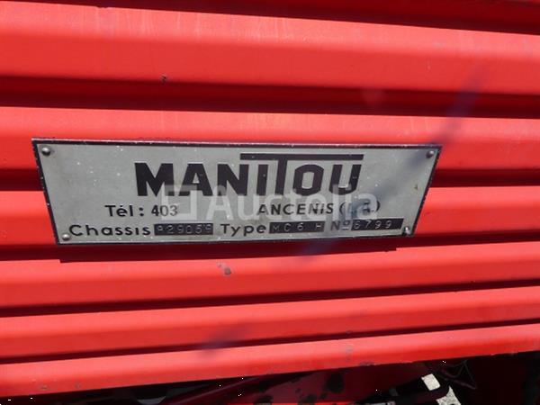 Grote foto manitou internationale mc6h vorkheftruck agrarisch heftrucks