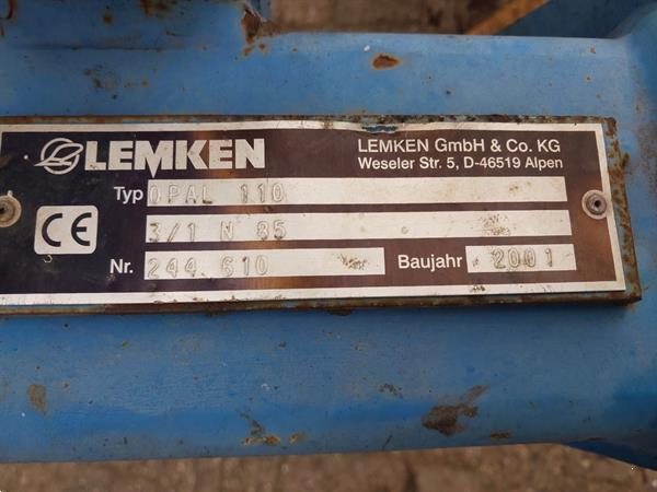 Grote foto lemken opal 110 4 schaar ploeg 3 1 agrarisch ploegen