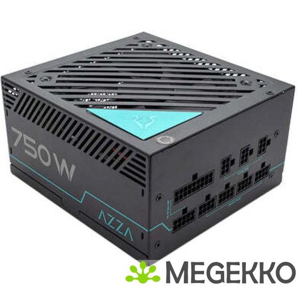 Grote foto azza psaz 750g power supply unit 750 w 20 4 pin atx atx zwart computers en software overige