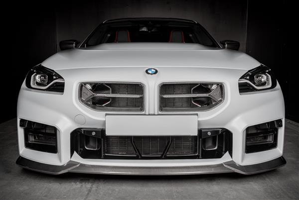 Grote foto dit betreft een set eventuri bmw g87 m2 carbon lucht happer air scoop auto onderdelen tuning en styling
