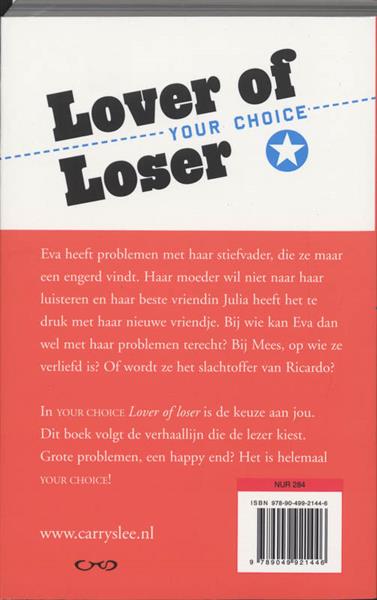 Grote foto lover of loser your choice boeken jeugd 13 jaar en ouder