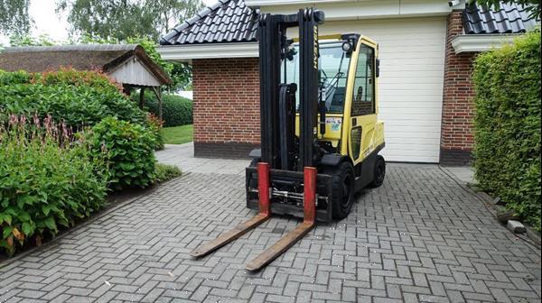 Grote foto hyster h 3.5 ton lpg vork versteller en sideshift agrarisch heftrucks
