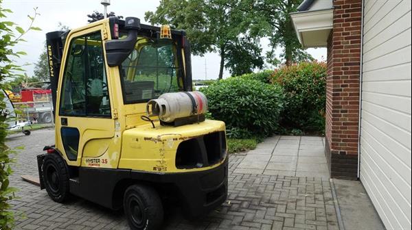 Grote foto hyster h 3.5 ton lpg vork versteller en sideshift agrarisch heftrucks