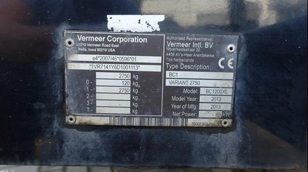 Grote foto vermeer bc1200xl houtversnipperaar agrarisch bosbouw