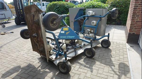 Grote foto green clipper 4 meter elektrische maaier met aggregaat aftakas aangedreven doe het zelf en verbouw aanbouwdelen