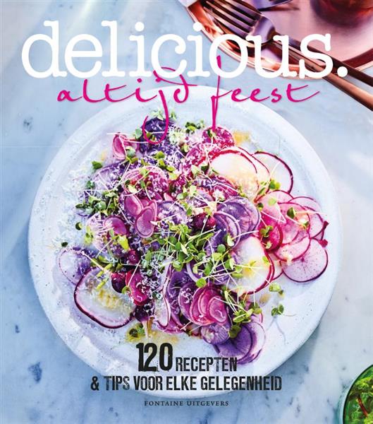 Grote foto altijd feest delicious. boeken kookboeken